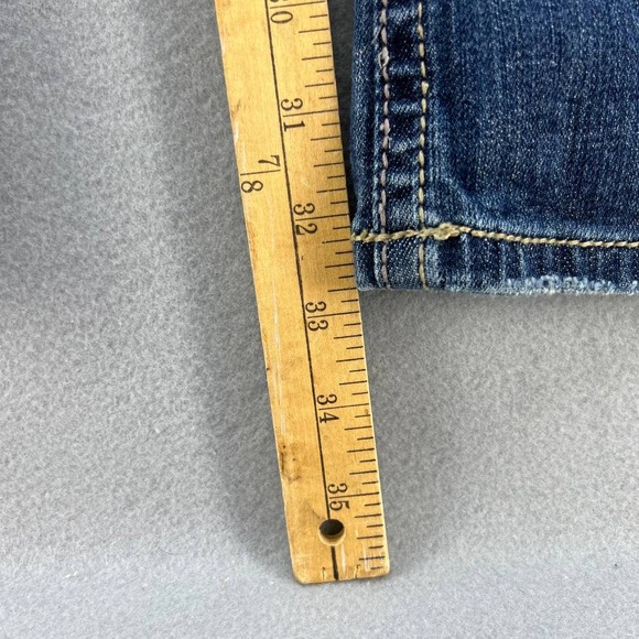 Miss Me Women's Bootcut Jeans Size 27 Button Flap Pockets Y2K - Picture 8 of 15